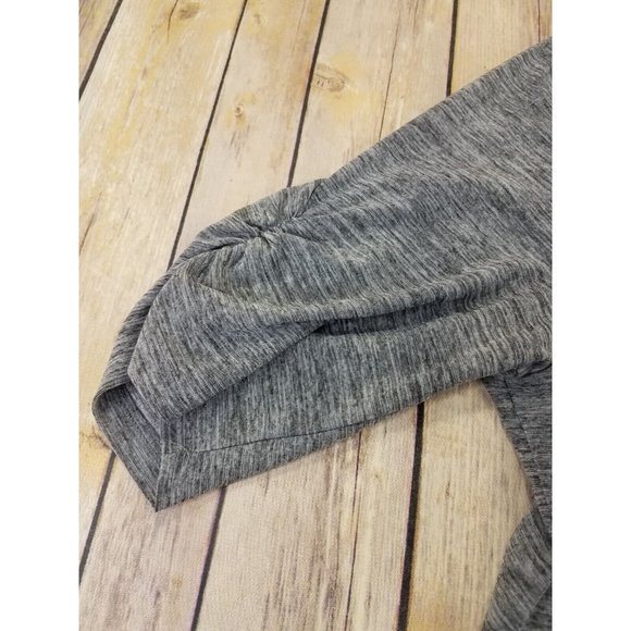 AB Studio Women’s Short Sleeves V-Neck Casual Top Blouse Size L Gray B58 - Picture 10 of 10